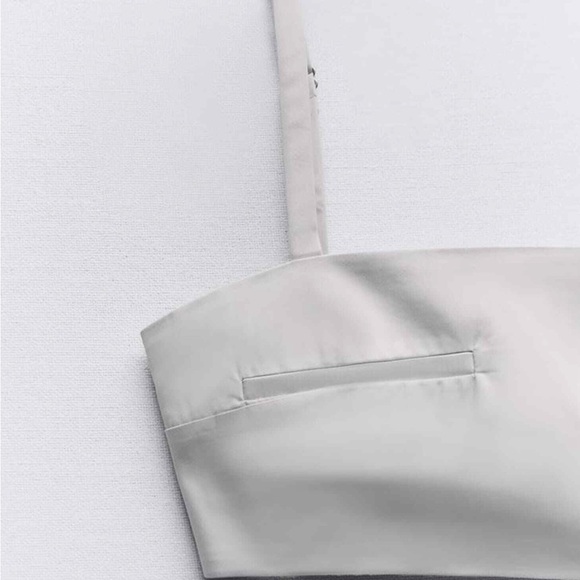 ZARA CROPPED TANK TOP NWT XL - Picture 7 of 8